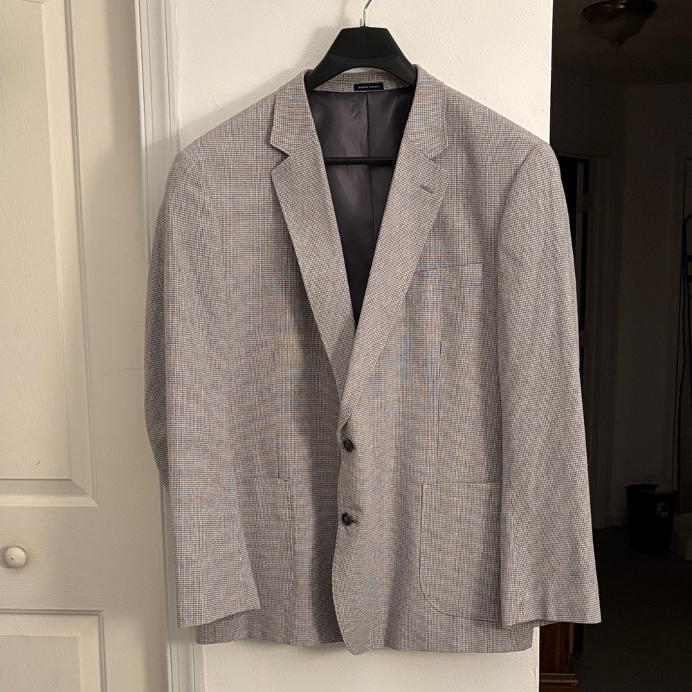 Stafford Men's Light Gray Sport Coat